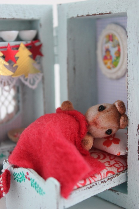Рождественская коробочка — Румбоксы и кукольные интерьеры: фото (фото 5)