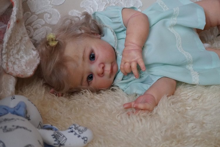 Лизонька. Маленькая шалунья. Кукла реборн Наталии Коноваловой (фото 2)