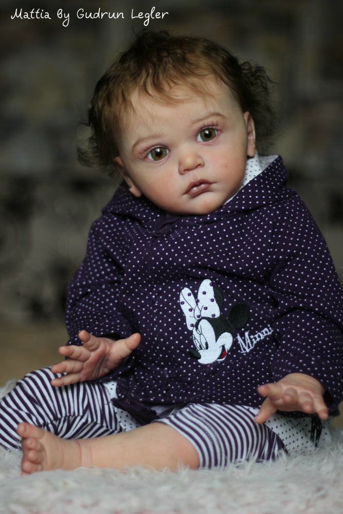 Еще раз Мышка. Mattia by Gudrun Legler. Кукла реборн Преображенской Светланы