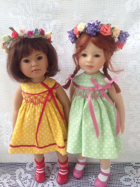 Девочки в веночках, куклы от H. Plusczok (фото 8)