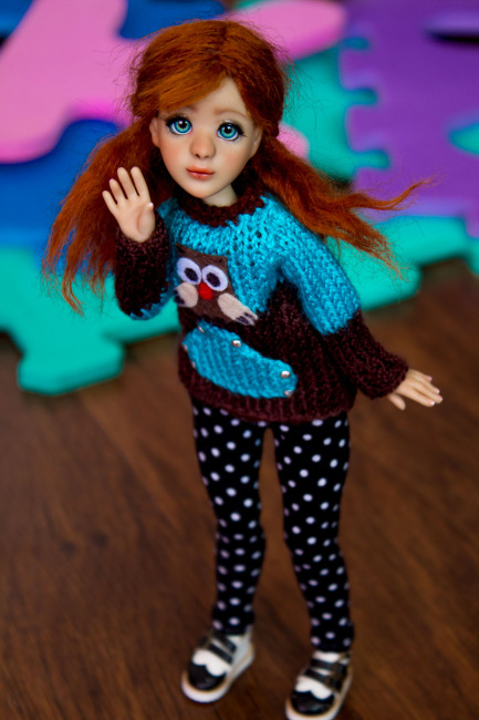 Моя "жемчужинка" Женька. Авторская шарнирная кукла Pearl Ирины Поздняковой P.I.A.Dolls