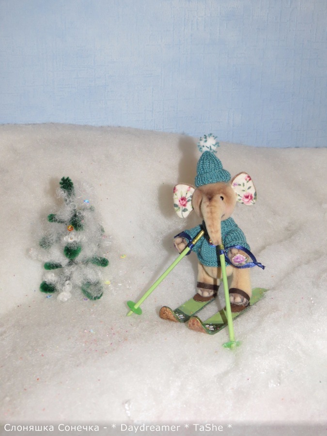 И теперь уже второй слоненок... и снова девочка