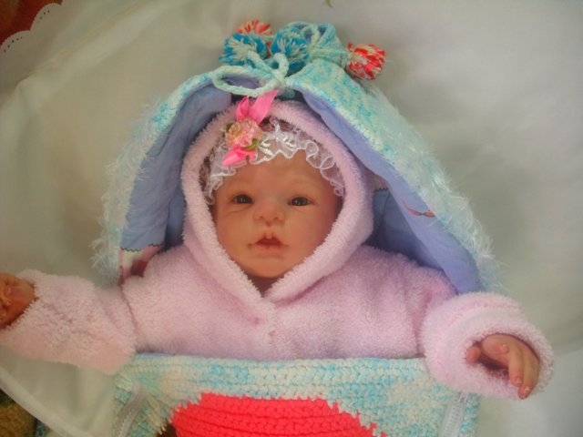 Моя малышка Снежинка дома! Реалистичная кукла реборн (фото 2)