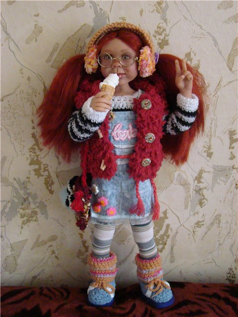 Залежавшаяся куколка. Авторская кукла Кондрашовой Ирины