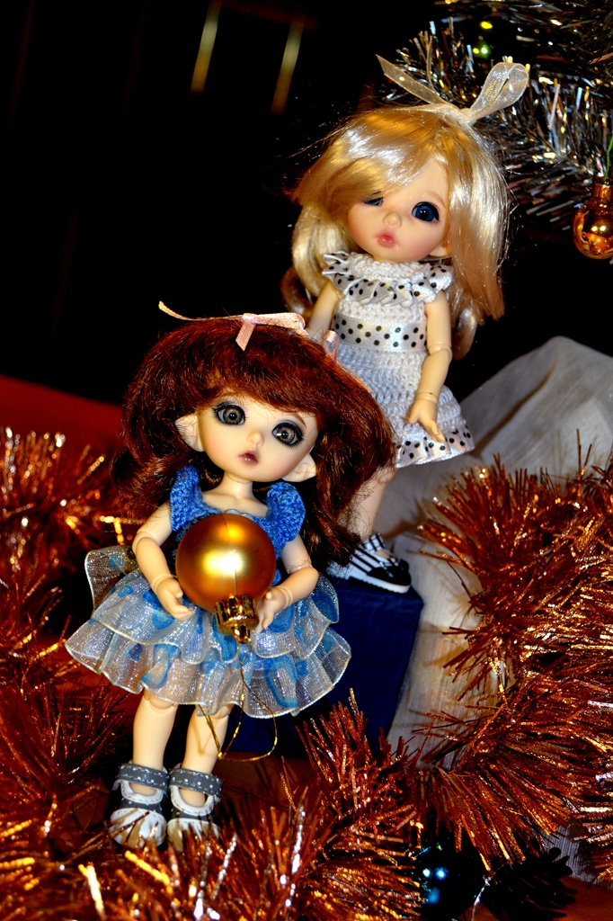 Новогодние приготовления наших красавиц BJD (фото 7)
