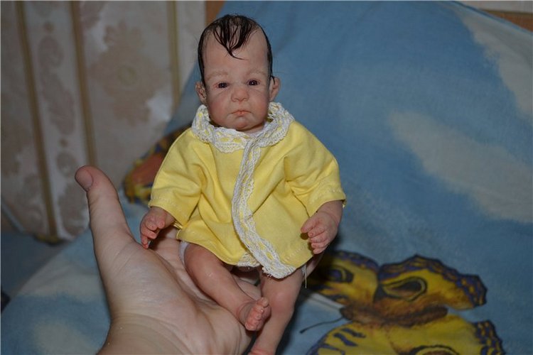 ООАК, маленький карапуз Сашенька. Авторская кукла Медведевой Ольги | Бэйбики ООАК, маленький карапуз Сашенька. Авторская кукла Медведевой Ольги (фото 5)