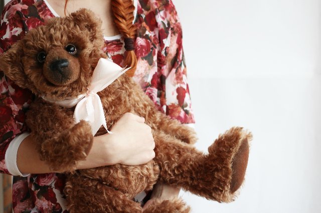 Большой медведь Шелдон, авторская игрушка (фото 8)