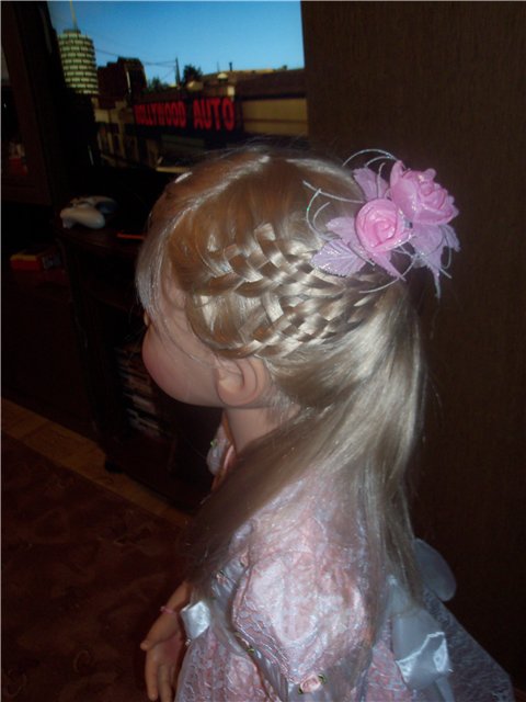 Тэссочка на конкурсе "Прическа для кукол"