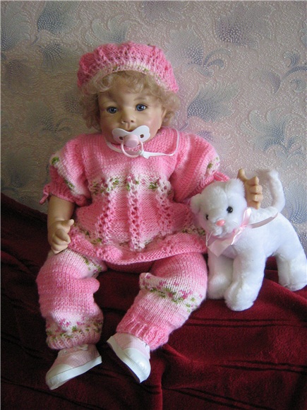 Маленькая красавица в розовом - кукла KITTY von Monika Levenig