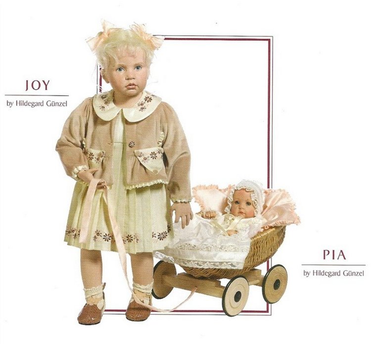 Лесли, Джой, Холли и Пиа из коллекции "Шесть сестёр" от Hildegard Gunzel для Gotz (2002г.) (фото 3)