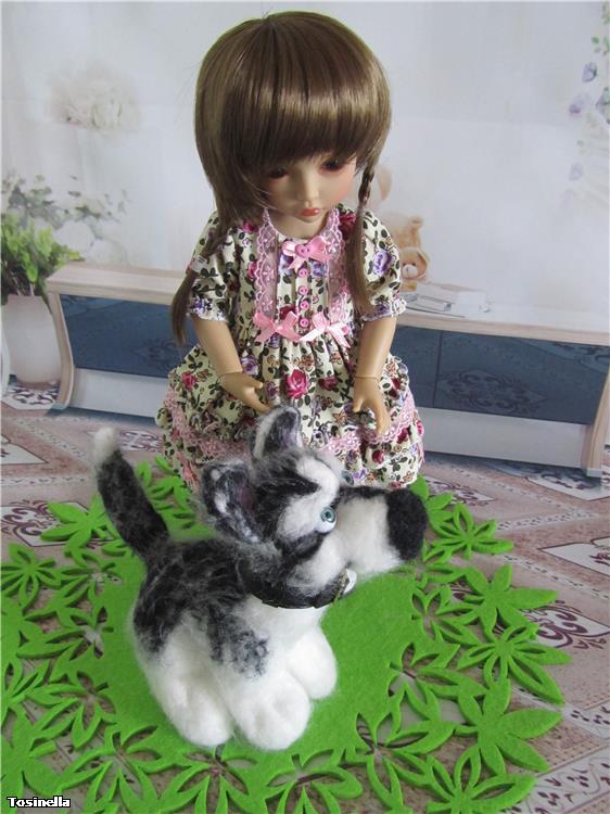 Маленький щенок для кукол (фото 7)