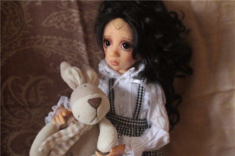 Сегодня ко мне приехала очаровательная девочка