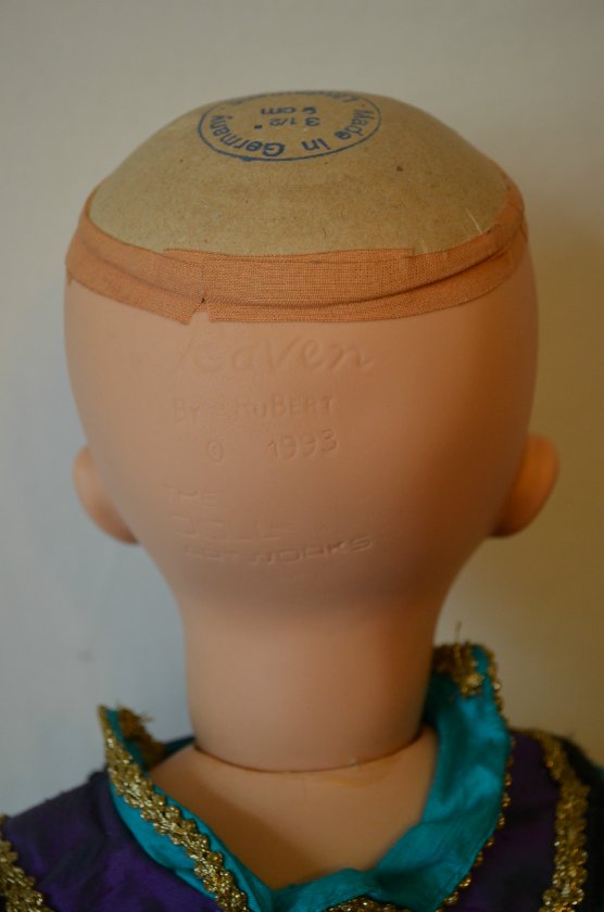 Образ "леди Равен" в куклах. Фарфоровая кукла - японочка RAVEN от Donna RuBert