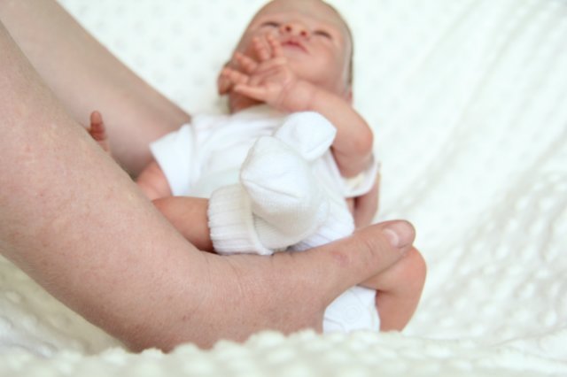 Крошка Мэгги. Кукла реборн Саутер Антонины