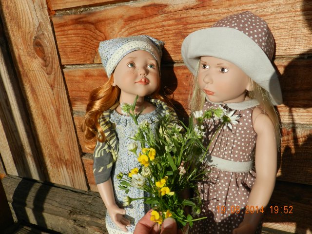 Чудесные цветочки для моего "букета". Tania и Ellina, Zwergnase