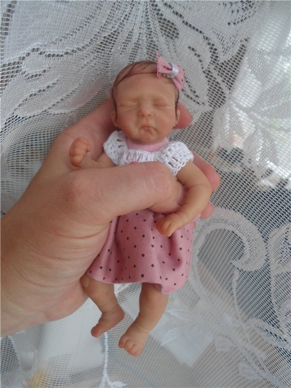 Дюймовочка, авторская кукла своими руками