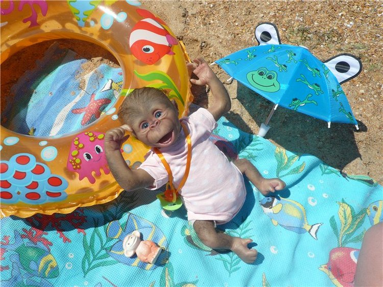 Анфисочка! Кукла - реборн - обезьянка Светланы Преображенской. Часть первая