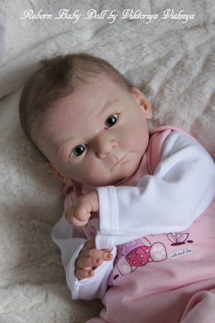 Моя малышка из нового молда Matis от Gudrun Legler. Куколка реборн Виктории Вишни