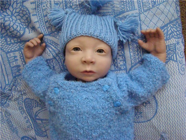 Мой портретный мальчик Тима - кукла своими руками из пластики