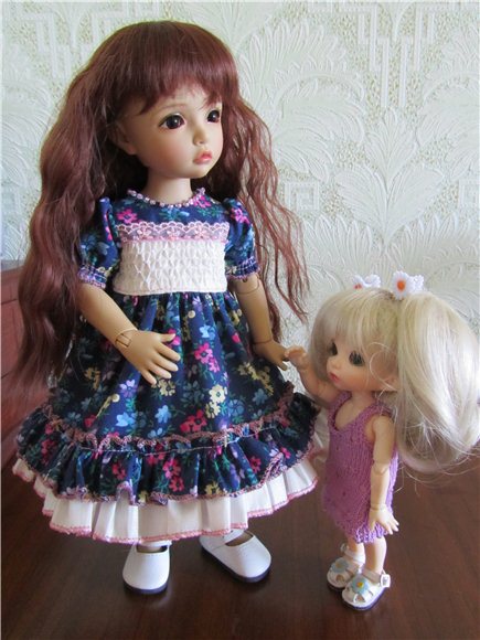 Аленка - модница. Кукла BJD