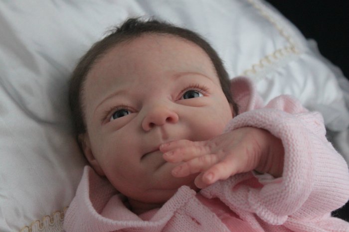 Девочка Ника. Куколка реборн Вишни Виктории (фото 3)