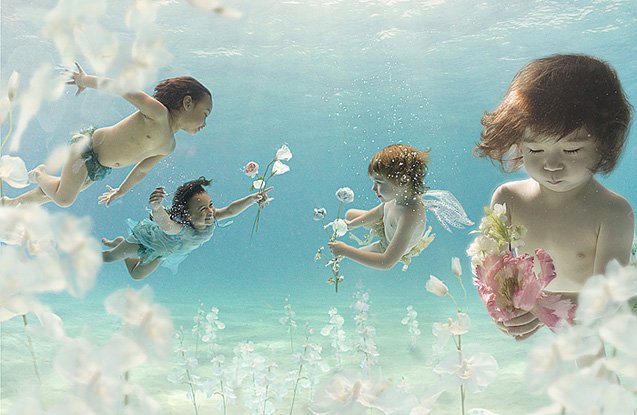 Дети под водой глазами фотографа Зены Холловей (Zena Holloway)