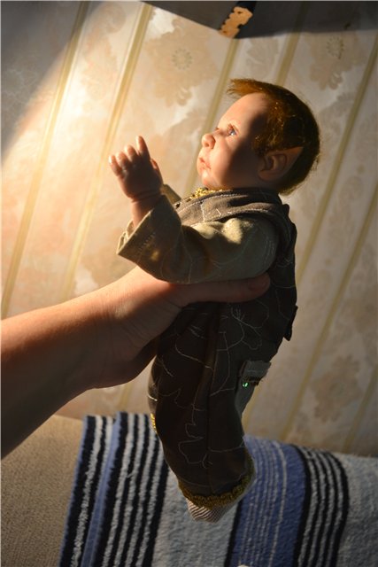 Ну очень серьезный Эльфик ООАК (фото 7)