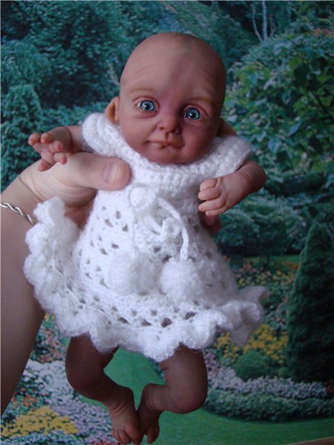 Маленькая Снежинка и помпушка Рози. Авторские куклы Кондрашовой Ирины