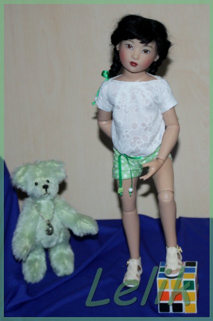 Фисташковое мороженное, или новый наряд для Саффи от Helen Kish