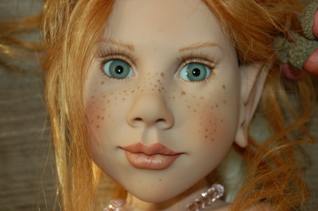 Сказка - коллекционная кукла Fragária vésca от Nicole Marschollek-Menzner