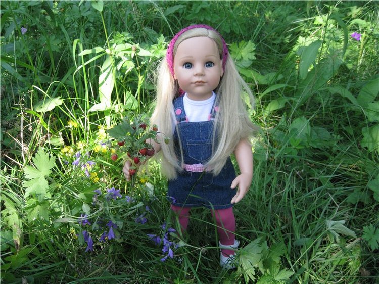 Лесная прогулка с куклой Готц (фото 6)