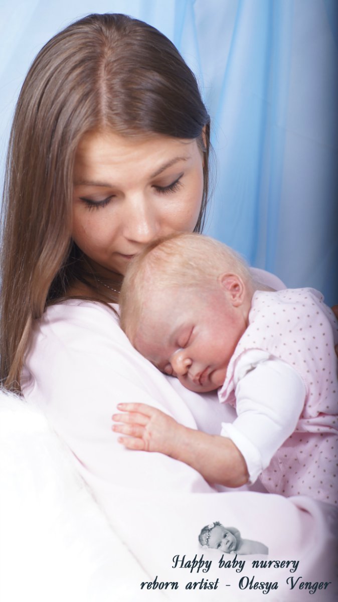 Наша Лиечка устала, сладко сладко задремала. Кукла реборн Олеси Венгер (фото 6)