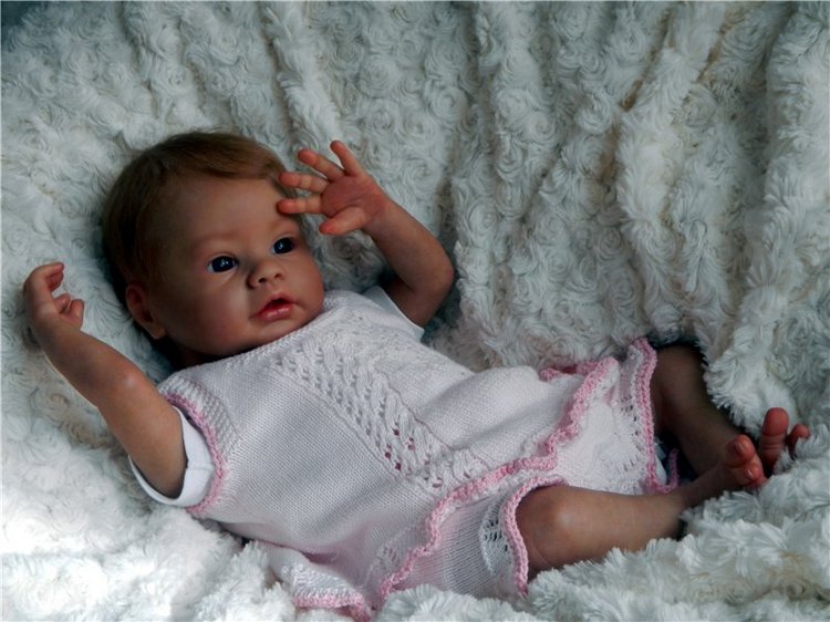 Ариша. Малышка реборн Barmalina Nursery (фото 4)
