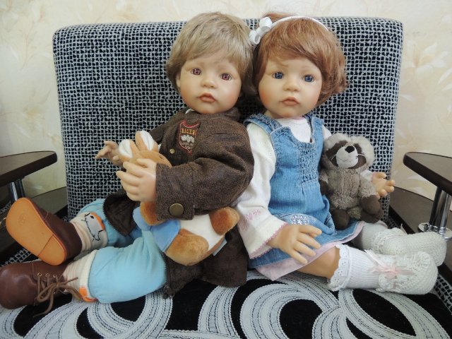 Сказка про Аиста. Куклы Bettine Klemm