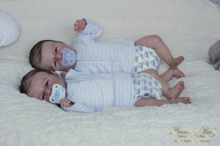 Двойное счастье! Куклы реборн Анастасии Бочковой