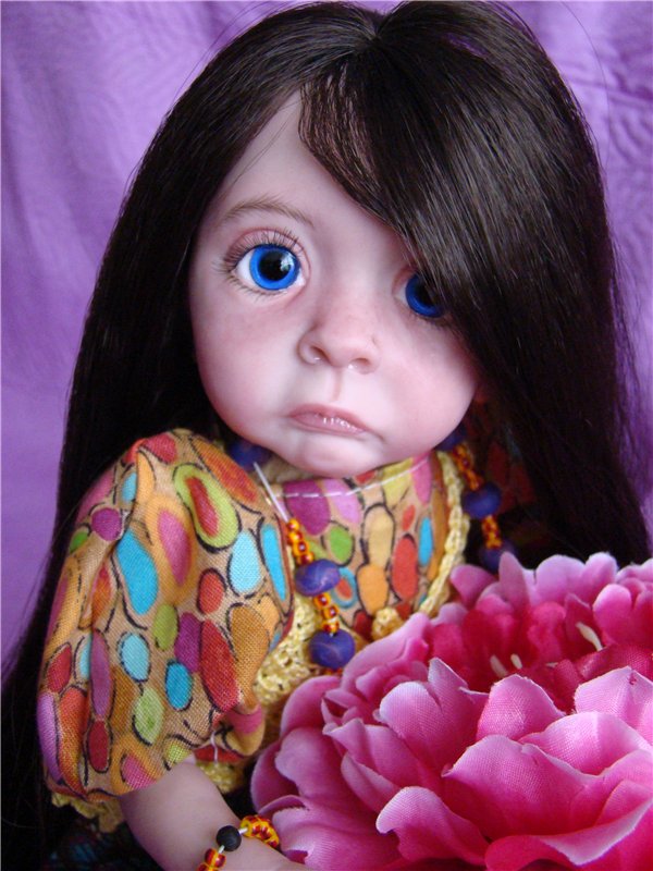 Цыганочка. Когда куколка сама решает какой ей родиться. Авторская кукла Кондрашовой Ирины (фото 6)