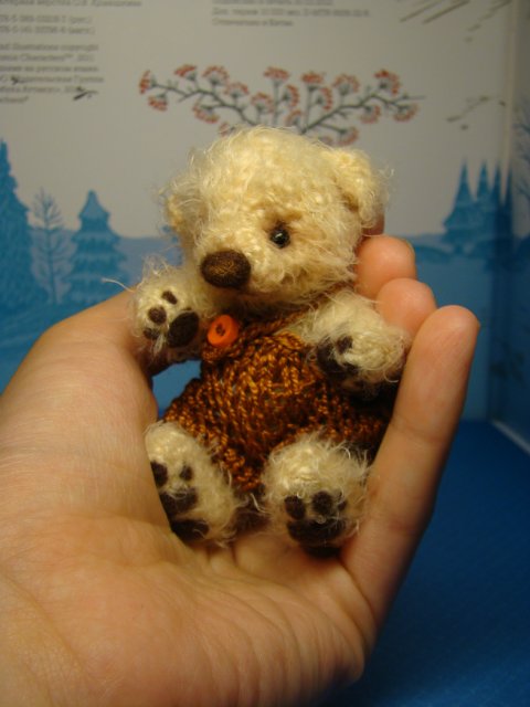 Мишка в штанишках. Авторская игрушка своими руками Ольги Чернухо (фото 9)