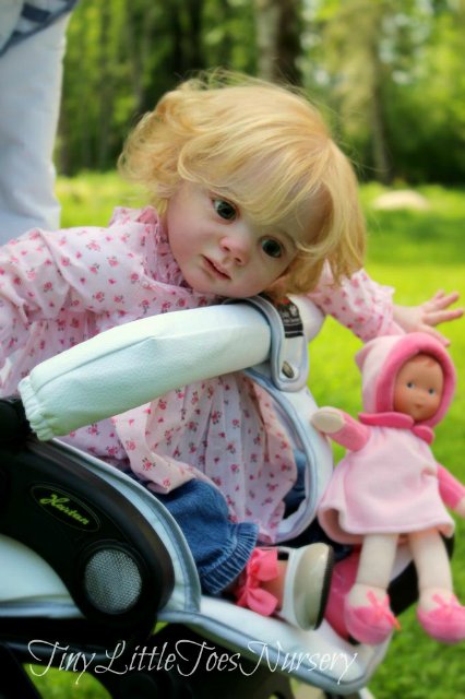 Красивая куколка реборн Эмма молд Fridolin Karola Wegerich (фото 6)