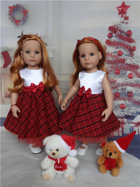 Топик "Новогодний". Платья для Готц | Бэйбики Топик "Новогодний". Платья для Готц