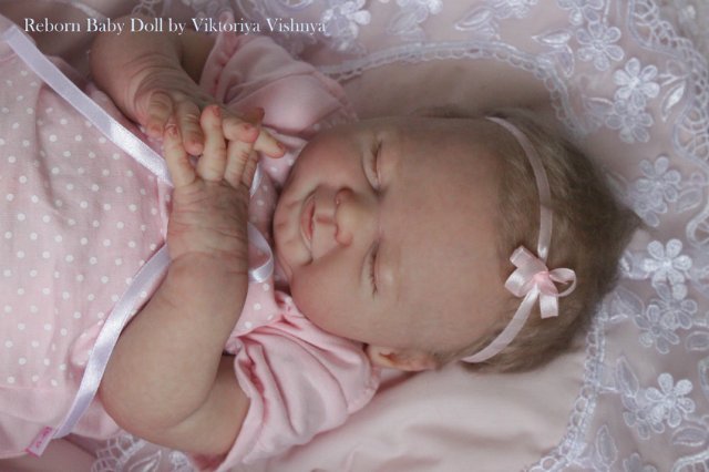 Крохотулька Angeli от Elisa Marx. Куколка реборн Виктории Вишни