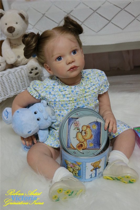 Еще немного о Виктории. Кукла реборн Гринистовой Ирины (фото 6)