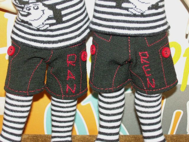 Стильные шорты для близняшек Рен и Ран. МК от Таниты (фото 5)