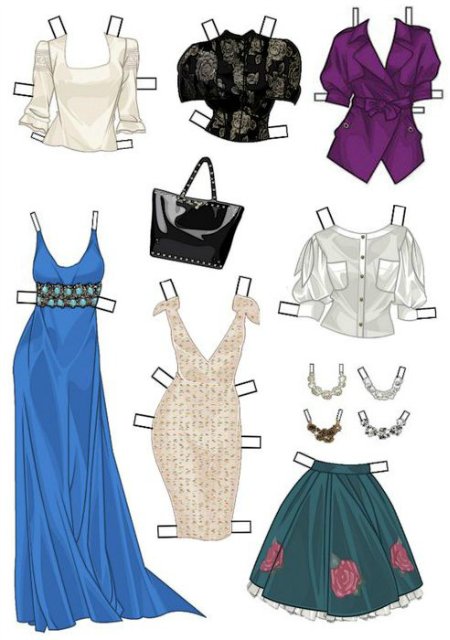 Такие милые бумажные куколки, хочу поделиться (фото 10)