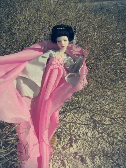 Авторская кукла Кику, хризантема | Бэйбики Авторская кукла Кику, хризантема (фото 8)