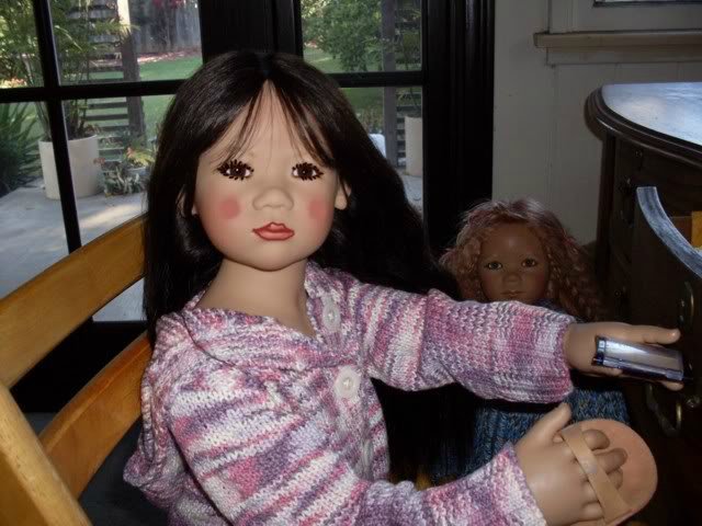 Коротенькая Химко-сказка. Куклы Annette Himstedt (фото 4)