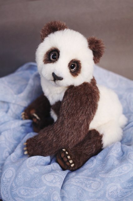 Панда Юки. Игрушка ручной работы (фото 4)