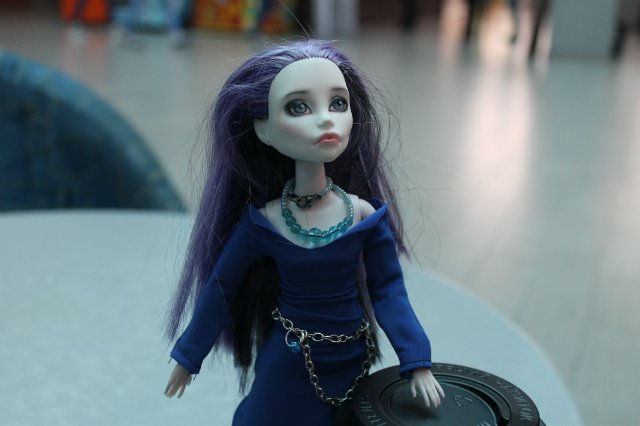 Моя новенькая - голова ooak Монстр Хай Спектра на теле Симба