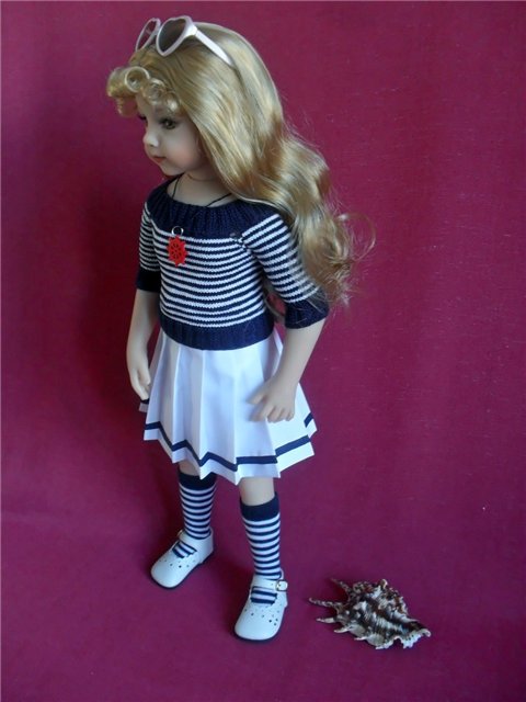 Морские мотивы ушедшего лета и куклы "Maru and friends" (фото 8)