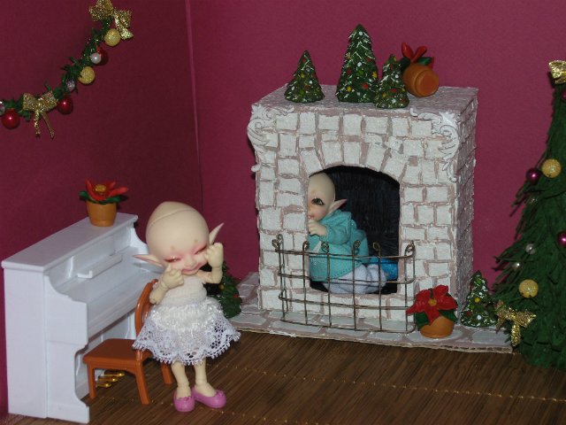 Занавесочная история. Кукольная миниатюра