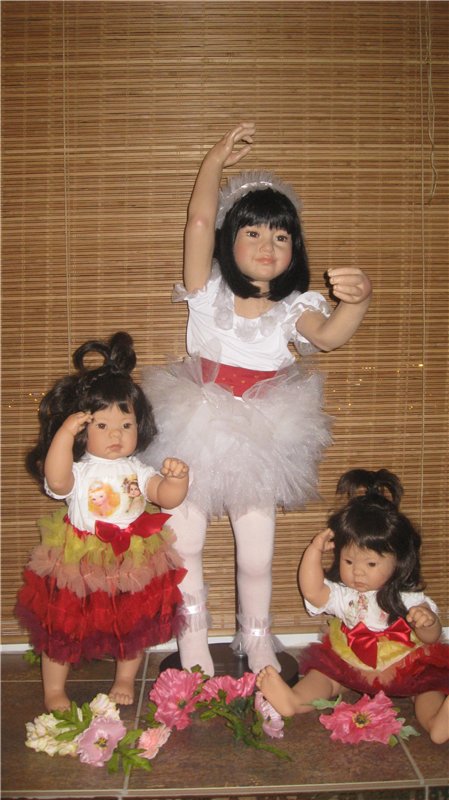 Головокружительные, обворожительные балеринки-лебеди! Адриана от Susan Lippl и две ее сестренки от Lee Middleton! Часть